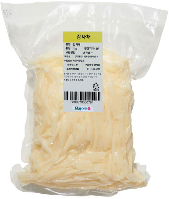 프레스코G 국내산 감자채 1kg, 1개