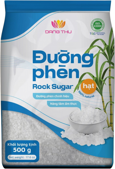 DATAFOOD rock sugar 베트남 락슈가 duong phen, 3개, 500g