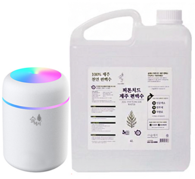 숲에서 편백수 가습기 F1000 세트 (편백수4L * 1ea 포함), 1개, 4L