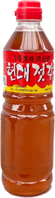 현대젓갈 멸치액젓1kg 2kg 4.5kg, 1kg(맑은), 1개, 1kg