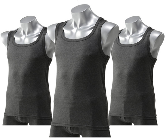 멘토닉 빅사이즈 윈드탑 기능성 남성런닝 보정효과 3종세트