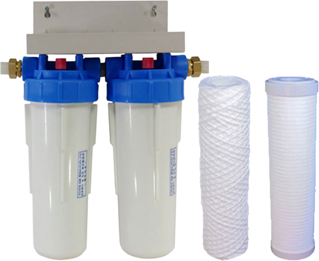 뉴팡21 2~3단계제품 지하수정수장치 물탱크 모터펌프용 흐린물정수 모래제거 미세냄새제거 통합정수 농업용 공업용정수 석회질제거 석회스케일완화 디스케일, 2단계3호, 20mm