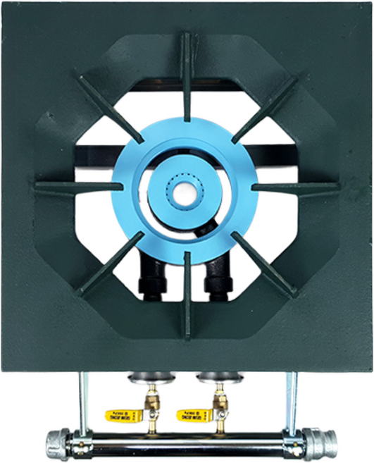 오즈테크 업소용 가스렌지 일반상판 450 낮은렌지 21화구 2세대 세라믹 간택기 간데기, LNG, 낮은/0.8t