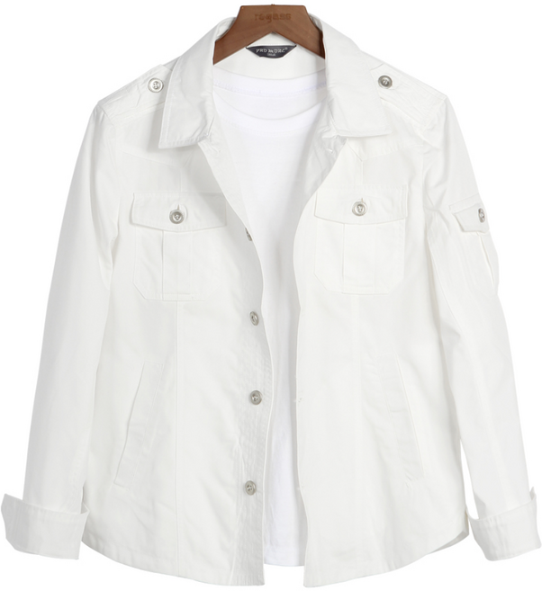 프로모아 아웃포켓 자켓형셔츠 허리벨트 싱글트렌치코트 남성점퍼 바람막이