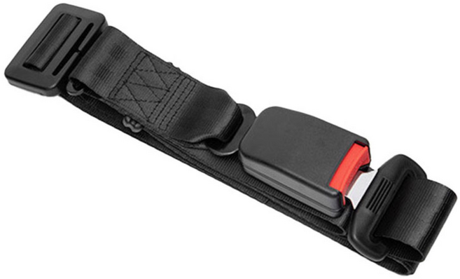 인밸 차량 임산부 안전벨트 클립 자동차 안전보조 후크, 1개, 블랙