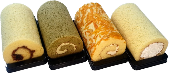 발효명가 쌀롤케이크/ 생크림/녹차/딸기/단호박 쌀롤케이크 4종, 녹차 쌀롤케이크, 250g, 1개