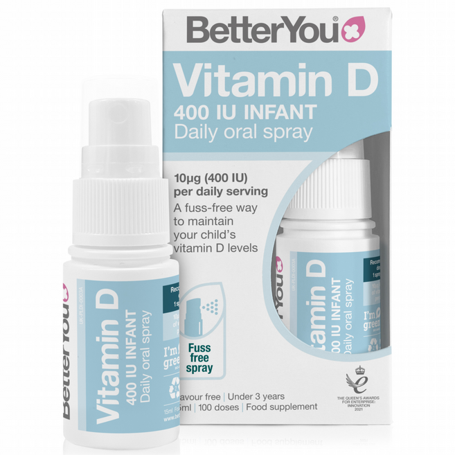 베럴유 유아용 비타민D 400IU 구강 스프레이 액상 영양제, 1개, 15ml