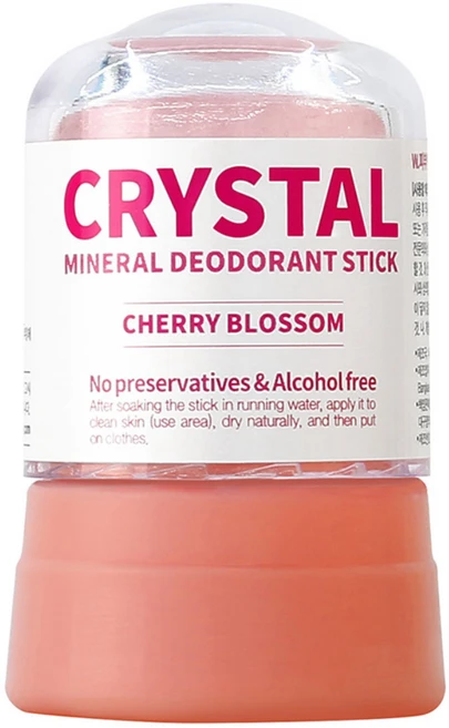 더블유피부연구소 크리스탈 데오드란트 체리블러섬, 45g, 1개 - 쿠팡