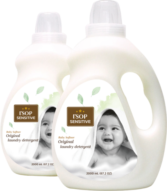 아이솝 센서티브 신생아 아기 세제 무향 2L, 2개