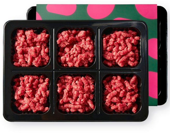 무항생제 이유식 소고기 - 부자미트 한우 우둔살 다짐육 (1구트레이) 1 2등급 초기 중기 후기, 200g, 1개