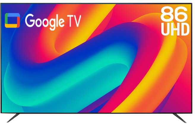 프리토스 86인치 구글 스마트TV 4K UHD LED 중소기업 대형TV, 방문설치, 벽걸이형, 86인치 스마트TV