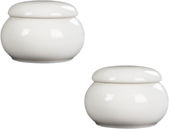 릴렛티 현관 소금단지 미니 달항아리 풍수 백자 재물 돈 팥 단지, A.기본 민무늬