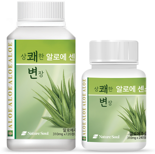 상쾌한변장 알로에센스99 2종 총960정, 297.6g, 1개