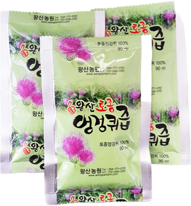 [왕산농원] 왕산 토종엉겅퀴즙, 90ml, 100포