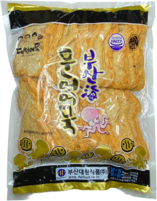 (부산대원어묵) 문어어묵 800g 부산어묵 어묵탕용 쫄깃한 어묵 식당용 대용량, 1개