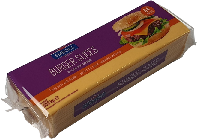EMBORG 엠보그 버거슬라이스 (84매), 8개, 1kg