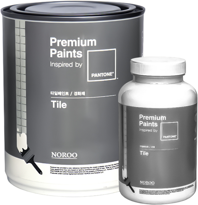 팬톤 욕실 타일 페인트 화장실 주방, 그레이7, 750ml, 1개