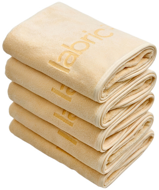 라브릭 먼지없는 프리미엄 호텔 수건 고급 타월, 5개, 바닐라 크림