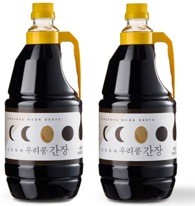 국산콩 100% 국간장 순창문옥례 간장 1.8L 국에 간맞추는 간장 명인간장 한식간장 재래식, 2개