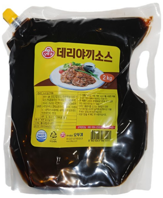 오뚜기 데리야끼소스, 2kg, 1개