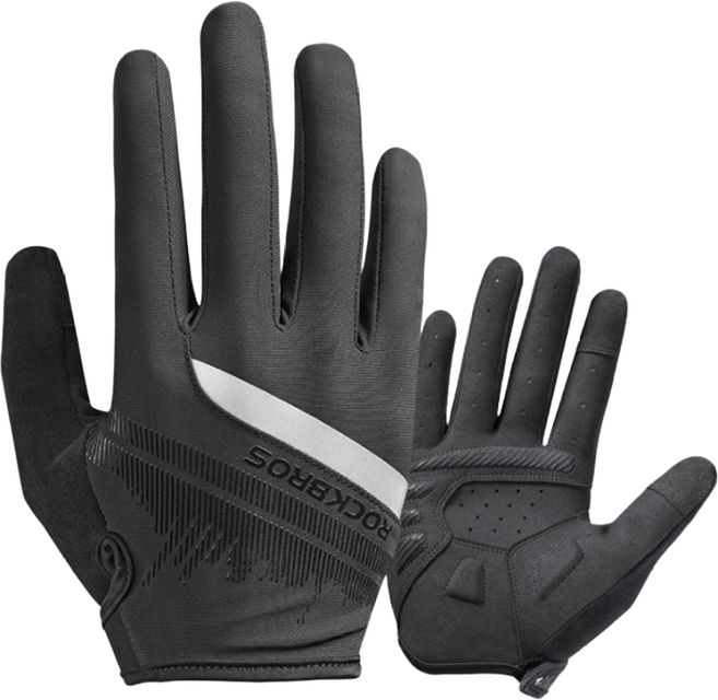 리플렉터 고탄력 장거리 스마트 터치 반장갑 긴장갑 자전거 라이딩 국토종주, 1개