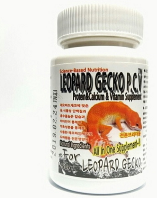 JIF 레오파드게코PCV 영양제, 1개, 50g