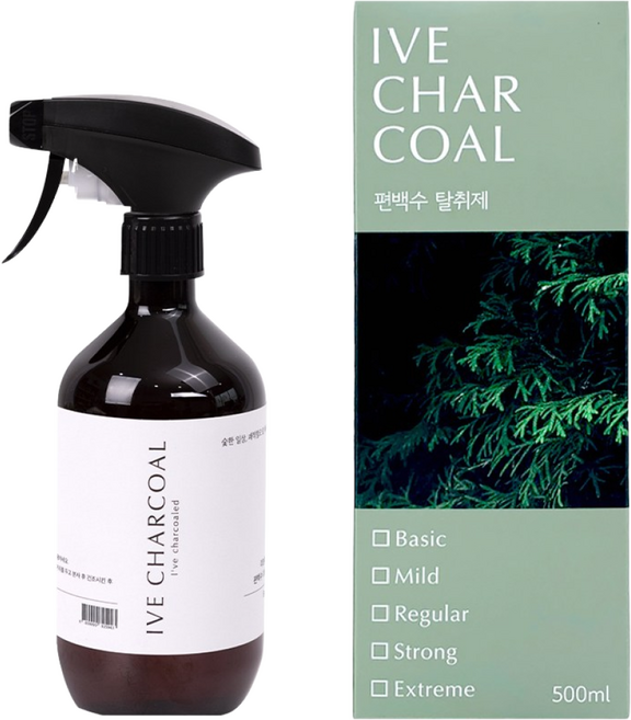 이브차콜 편백수 100% Level1 Basic 피톤치드 탈취제 새집증후군 제거, 1개, 500ml