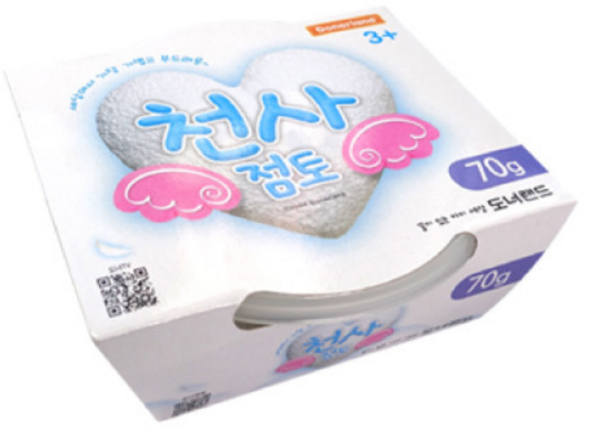 도너랜드 천사점토 벌크 아동용 점토 클레이, 8개, 70g