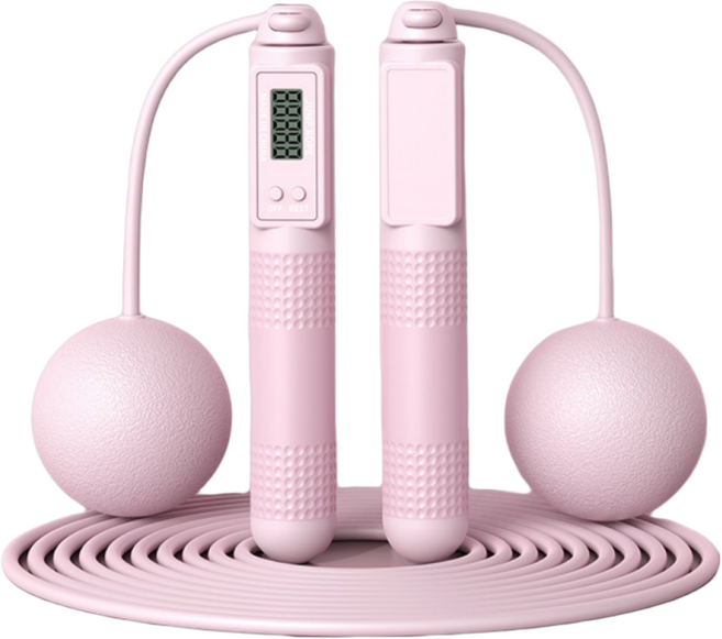 이글웨이 2in1 카운터 멀티줄넘기, 1개, 핑크