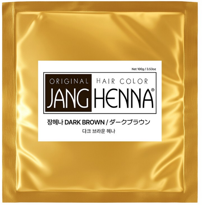 장헤나 파우더 100g, 다크브라운, 1개