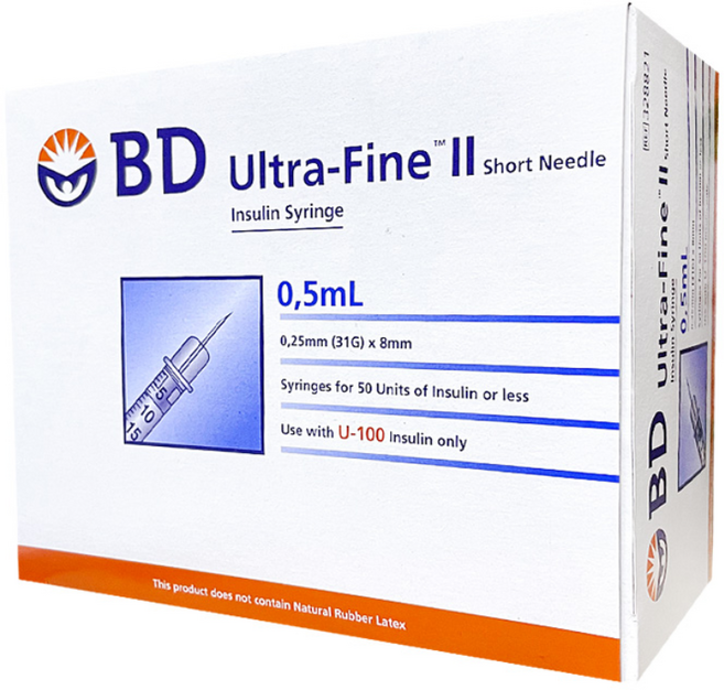 BD 인슐린주사기, 1개