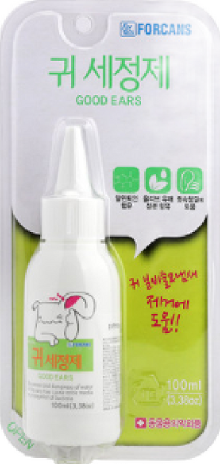 포비스 굿이어귀세정제 100ml 강아지귀세정제, 1개