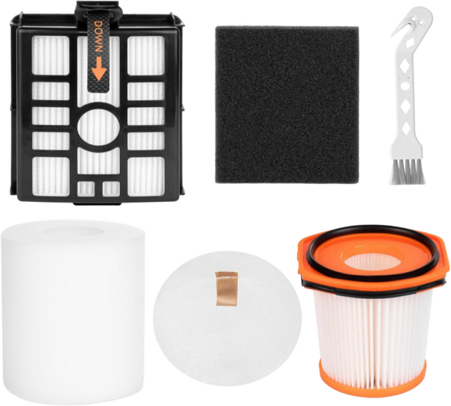 퓨어퍼스트 샤크 IQ CS851 AED CS150KRAE 배기 스펀지 필터 세트 호환, 1세트