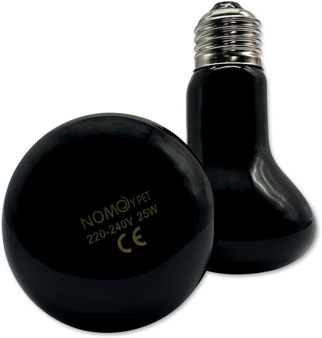 노모이펫 파충류 렙타일 할로겐 나이트램프 25W ND-08, 1개, 블랙