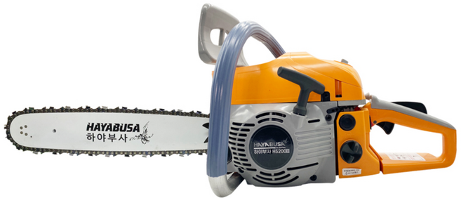 하야부사 엔진톱 H5200-3 46CC 가이드바 40cm 톱날 21번33날, 1개