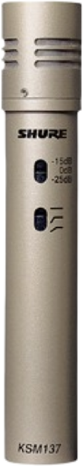 KSM137 STEREO SHURE 콘덴서악기용마이크 슈어