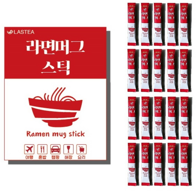 라면머그스틱 - 진한 맛 라면티백 형태보다 간편하게, 1개