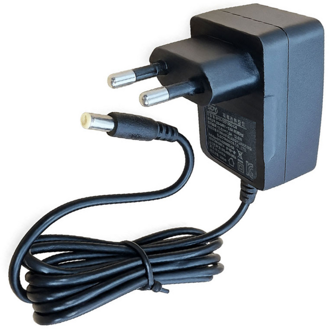 12V 1A 충전기 어댑터 아답터 직류전원장치 모니터 DC 5.5 x 2.5mm, 1개, 검정