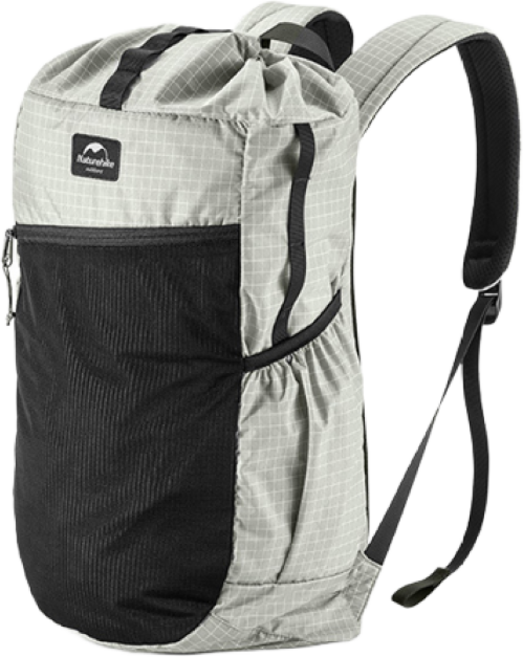 네이처하이크 ZT14 트래킹 백팩 20L 경량 등산 배낭 백패킹 가방, 라이트그레이