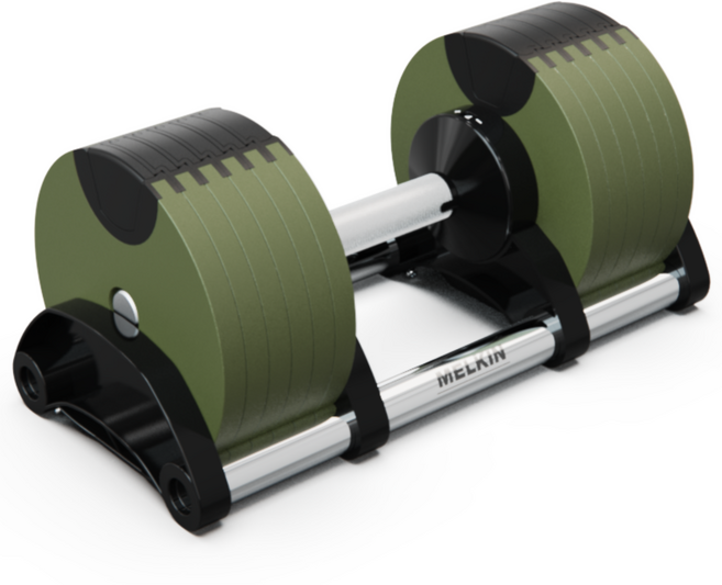 멜킨 24kg 무게조절 덤벨 롤튼 4kg 조립식 아령 그루비 카키, 24kg 무게조절덤벨ㅣ4kg 조절+거치대, 1개