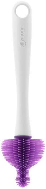 실리만 국내생산 실리콘 젖꼭지솔_연보라, 1개, 연보라