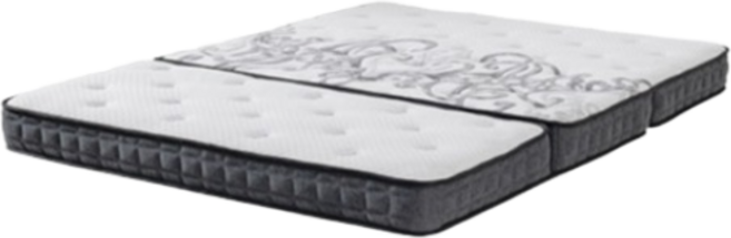 엘라비아 FM5 삼단접이식 폴딩 매트리스, 그레이, 150mm