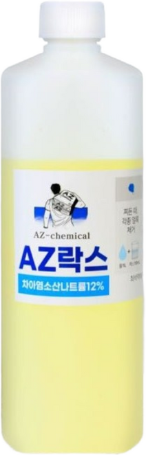 AZ 대용량 락스, 1L, 1개