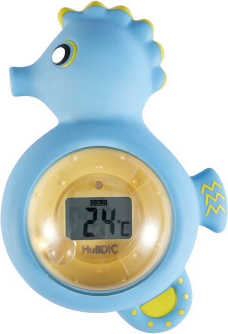 휴비딕 디지털 탕온도계 해마 욕조 온도기 HBT-10 딸랑이, 단품