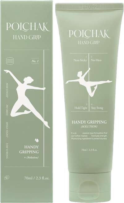 폴착 폴댄스그립 폴그립제 핸즈 드라이 핸즈 초크 액상 젤타입 접지력 땀방지, 1개, 70ml