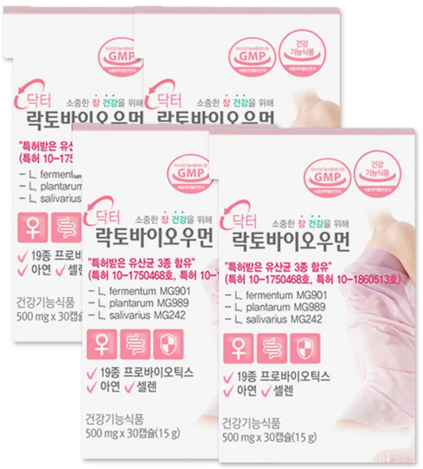 닥터 락토바이오우먼, 30정, 4개