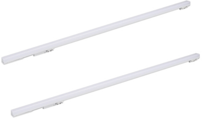 엘포스 LED SIMPLE 1200mm 티에스라인등 레일조명 특허등록 TS라인등 슬림형 고출력 플리커프리 바디화이트 +니트럴장갑1개포함, 2개, 주광색