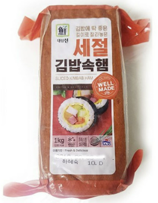 대림선 세절김밥속햄 1kg, 2개