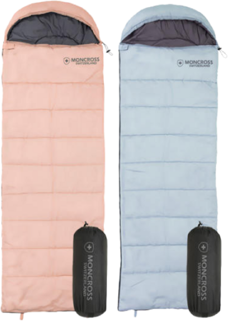 몽크로스 라보 침낭 사계절 보온 경량 캠핑 백패킹 차박, 핑크, 1개