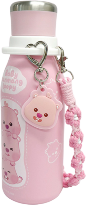 베이비 잔망루피 텀블러 [키링 스트랩세트-YP1218], 1개, 500ml, 잔망루피-ST0014